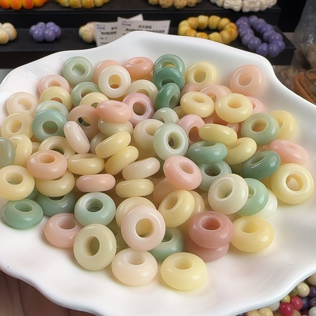 菩提根/象牙果手串玛卡龙甜甜圈30颗