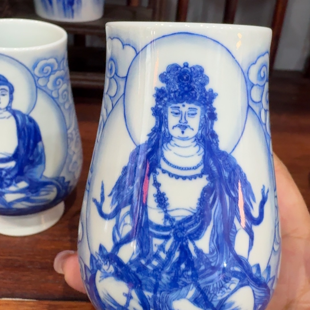 景德镇陶瓷柴窑单杯