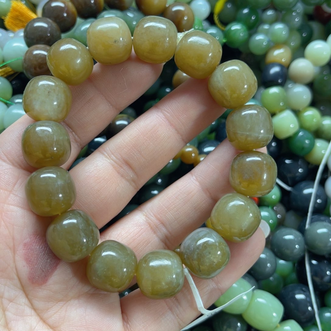 和田玉手链未镶嵌