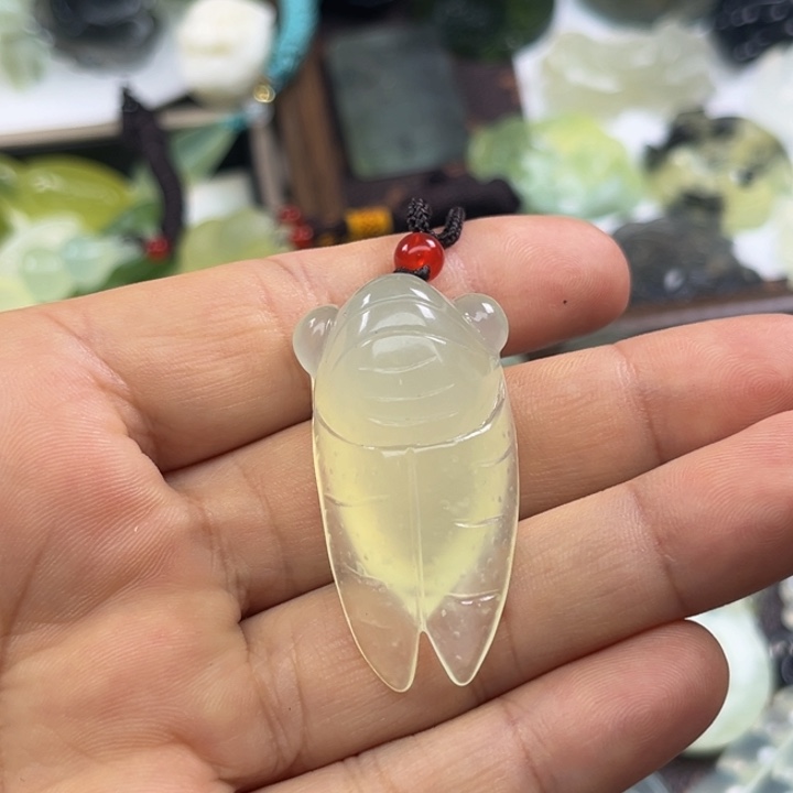 岫玉未镶嵌吊坠(不含链)