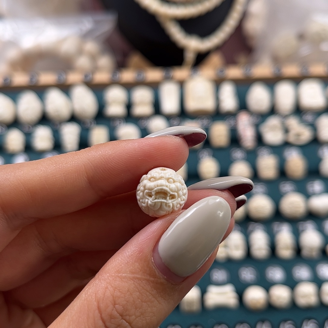 猛犸象牙手串/手链/手镯貔貅圆珠