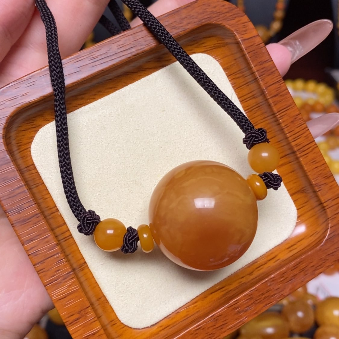 【闪购商品】蜜蜡颈饰未镶嵌项链