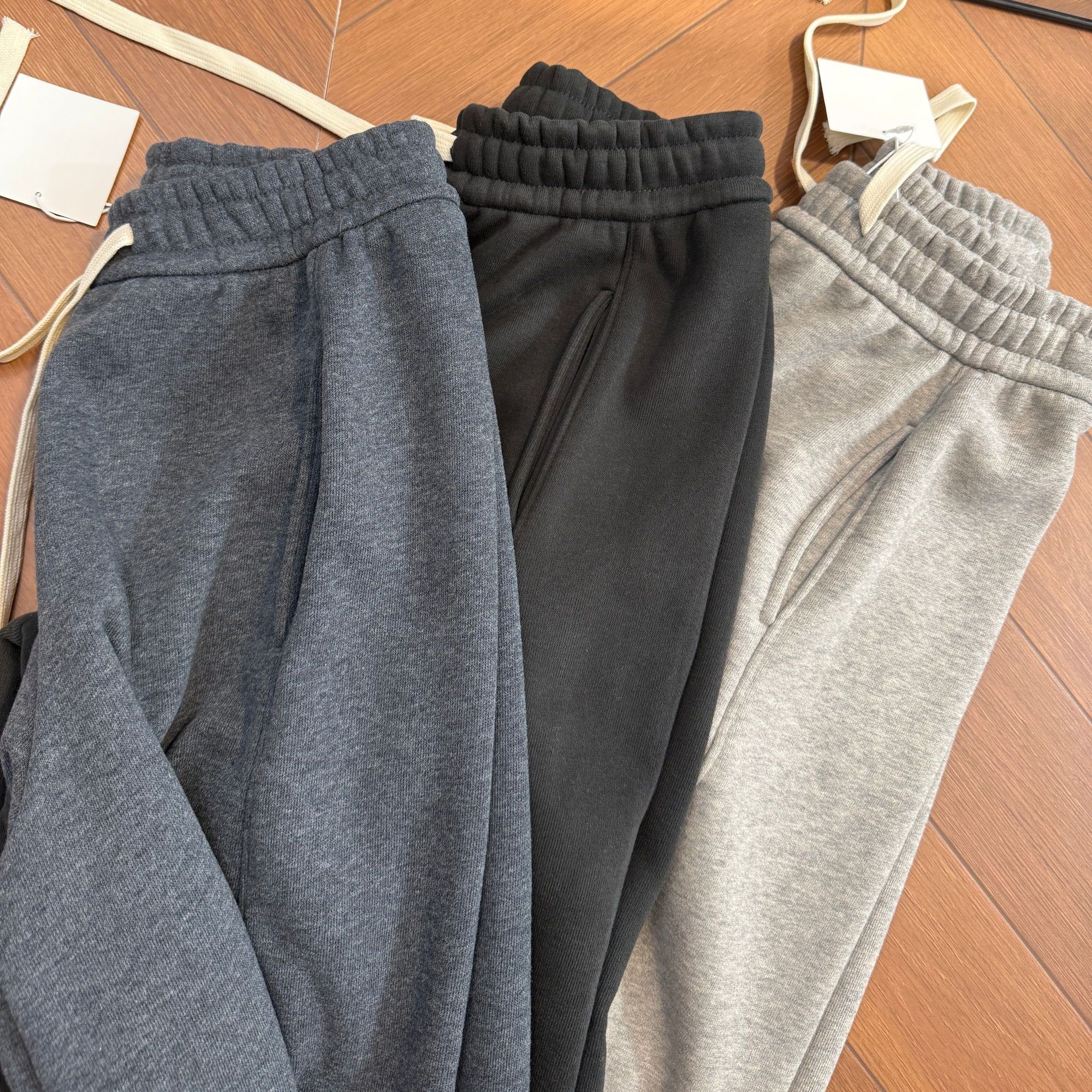 秋冬新款加绒法棍裤休闲显瘦