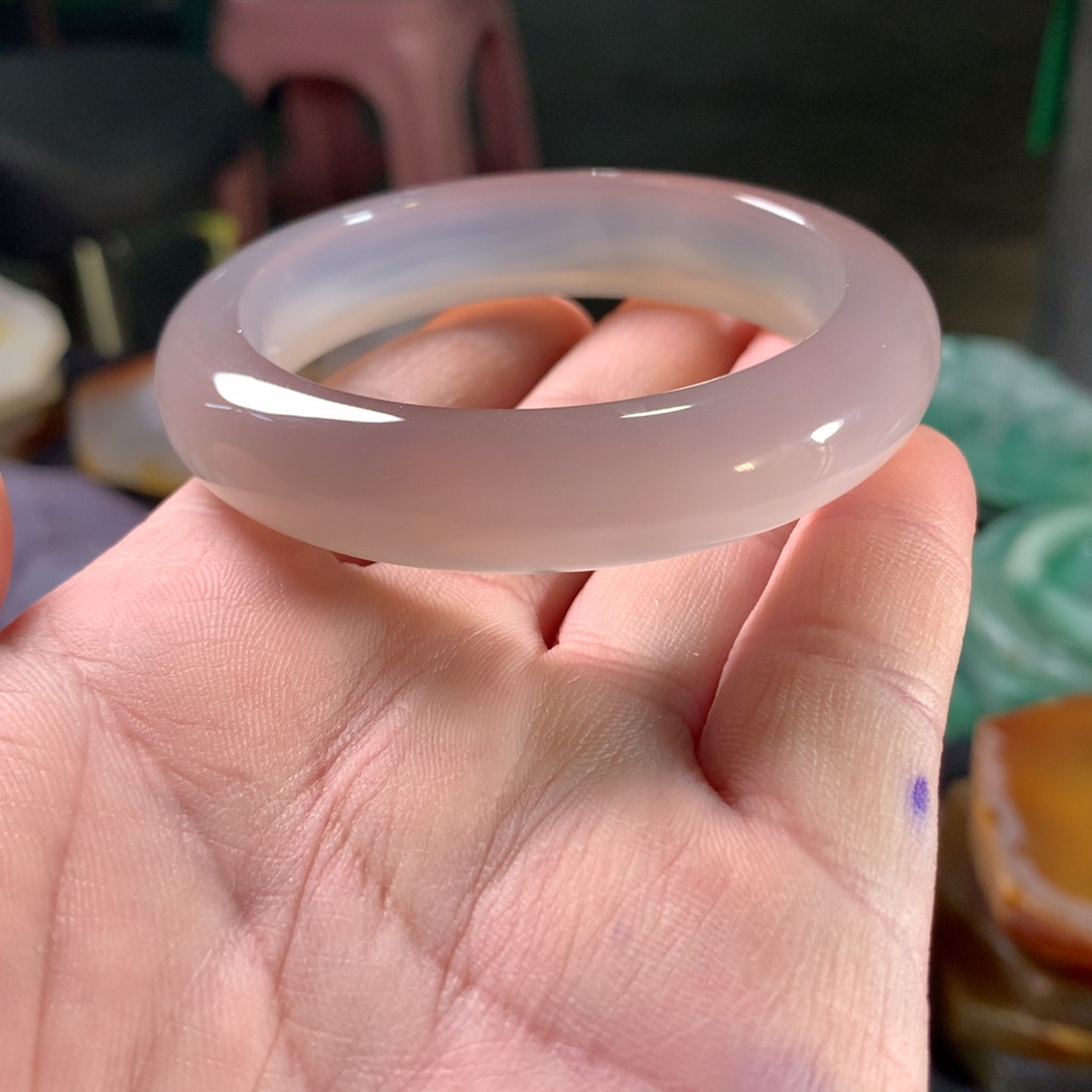 玛瑙/玉髓手镯未镶嵌佳*