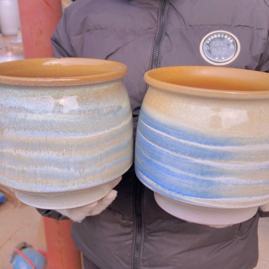 紫砂花盆高18口18————