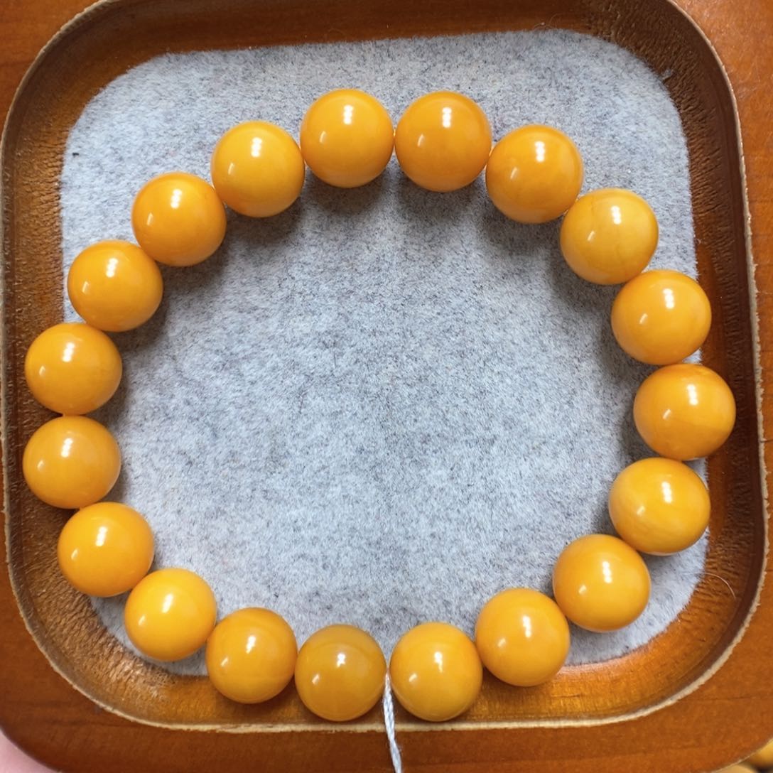 蜜蜡手串未镶嵌蜜蜡