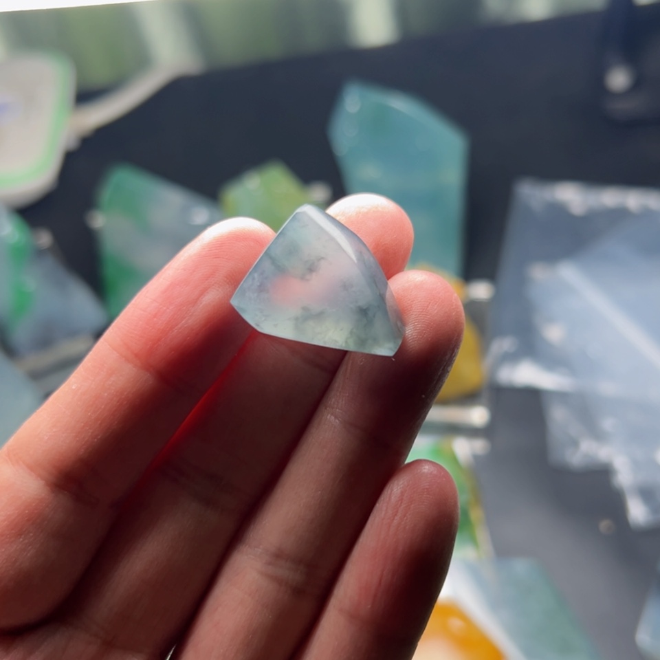 【闪购商品】定制翡翠未镶嵌冰乌鸡翡翠