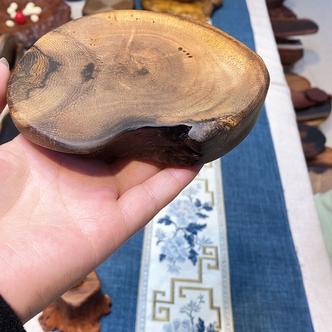 缅甸鸡翅木壶承杯垫