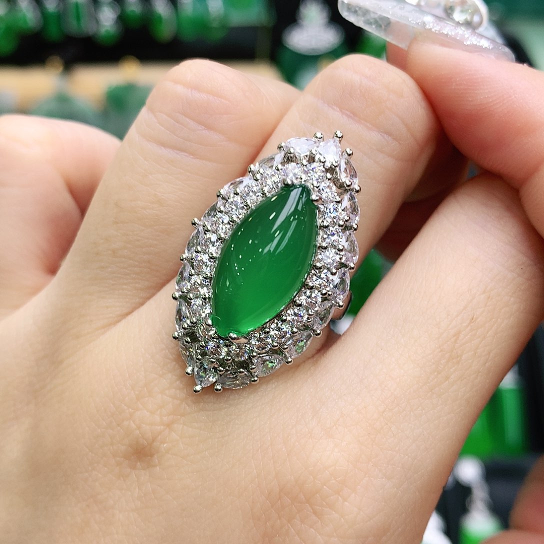 玛瑙/玉髓戒指未镶嵌