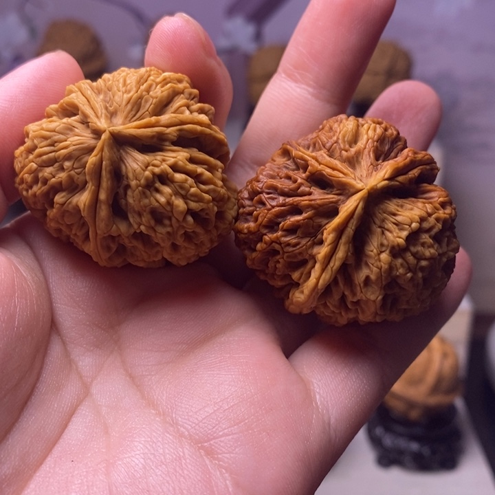 桃核把件水龙纹三棱38尺t 1