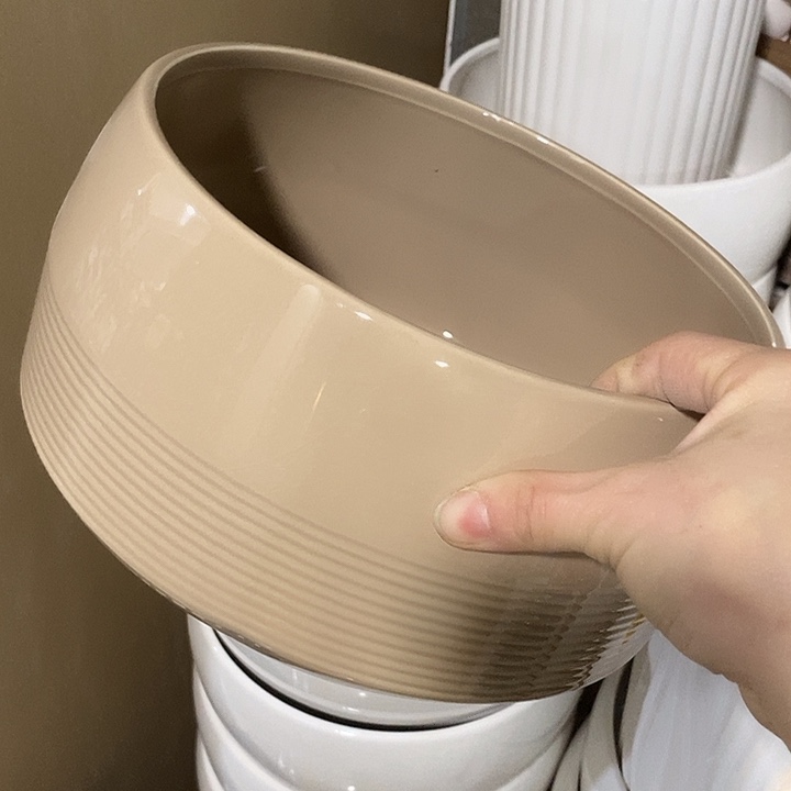 摆件陶陶盆有孔 瑕疵介意勿拍