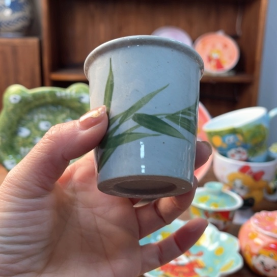 瓶景德镇釉下手绘陶瓷 