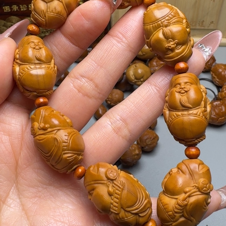 橄榄核手串/手链八大财神