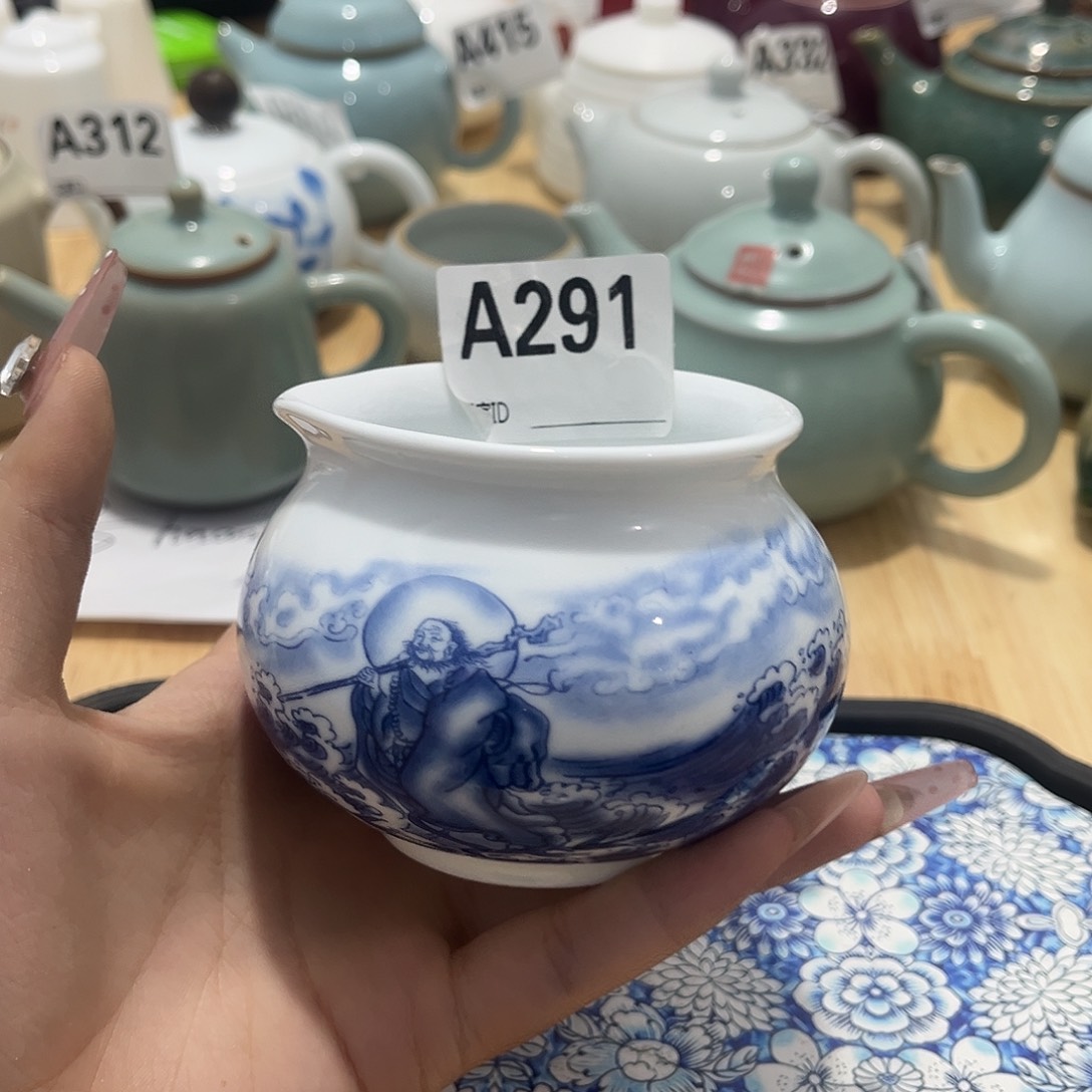 瓷片茶摆件工艺品摆件666
