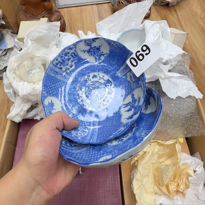 瓷片工艺品摆件瓷器摆件正能量