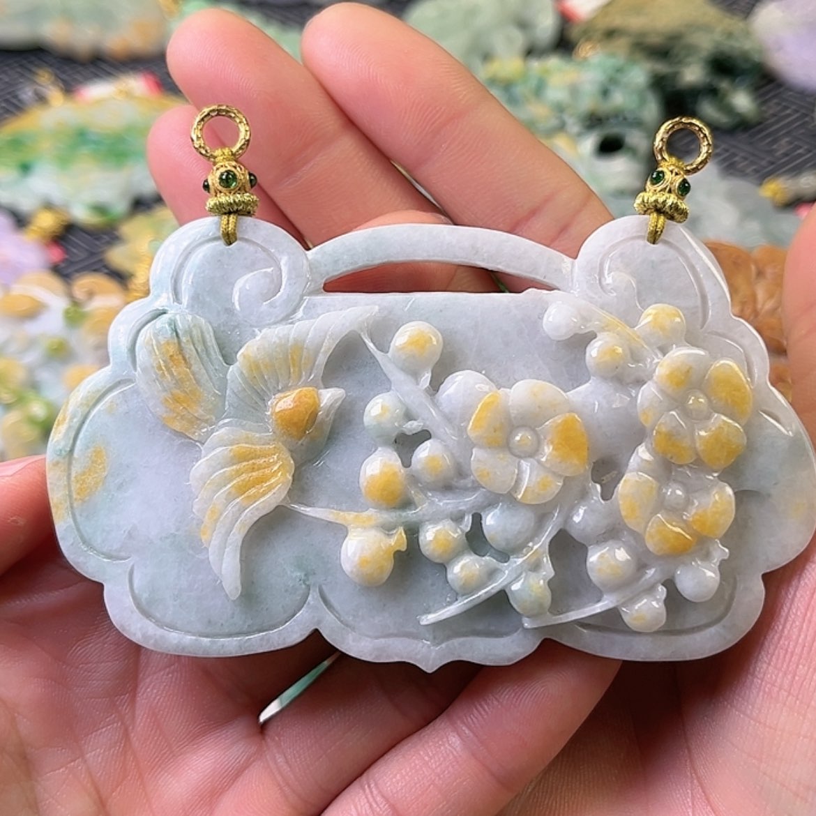 【闪购商品】翡翠颈饰未镶嵌挂件