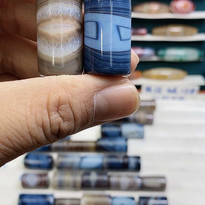 绿***球玛瑙/玉髓未镶嵌颈饰