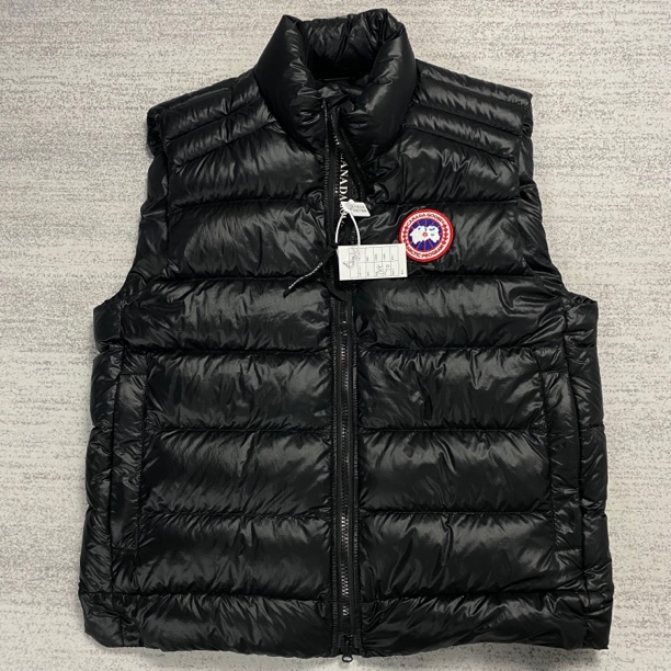 99新 CANADA GOOSE 加拿大鹅 XL 黑色轻量化马甲背心羽绒服
