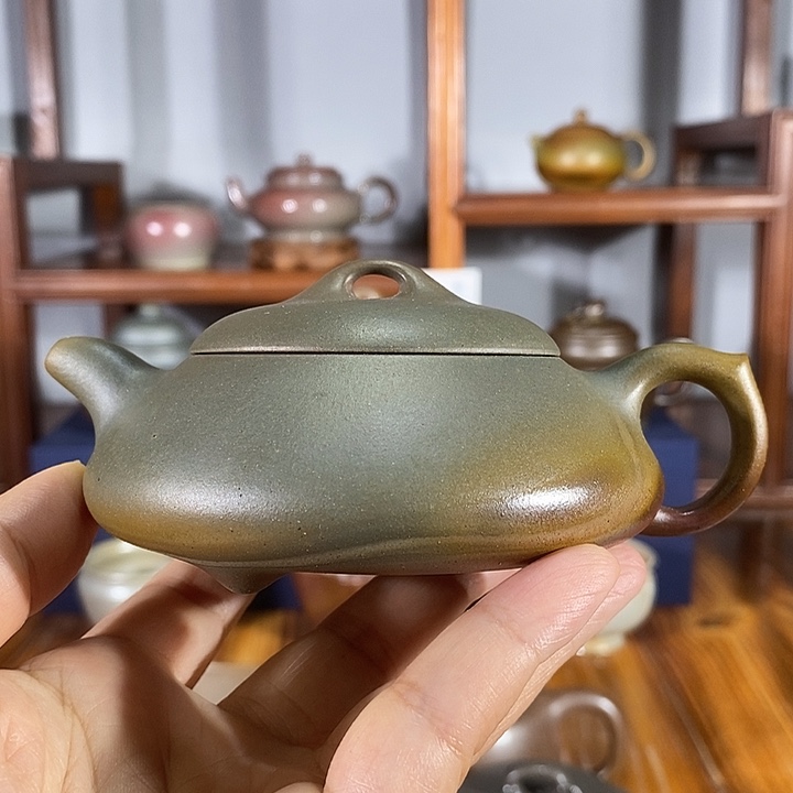 茶壶紫砂150cc石瓢 底槽清