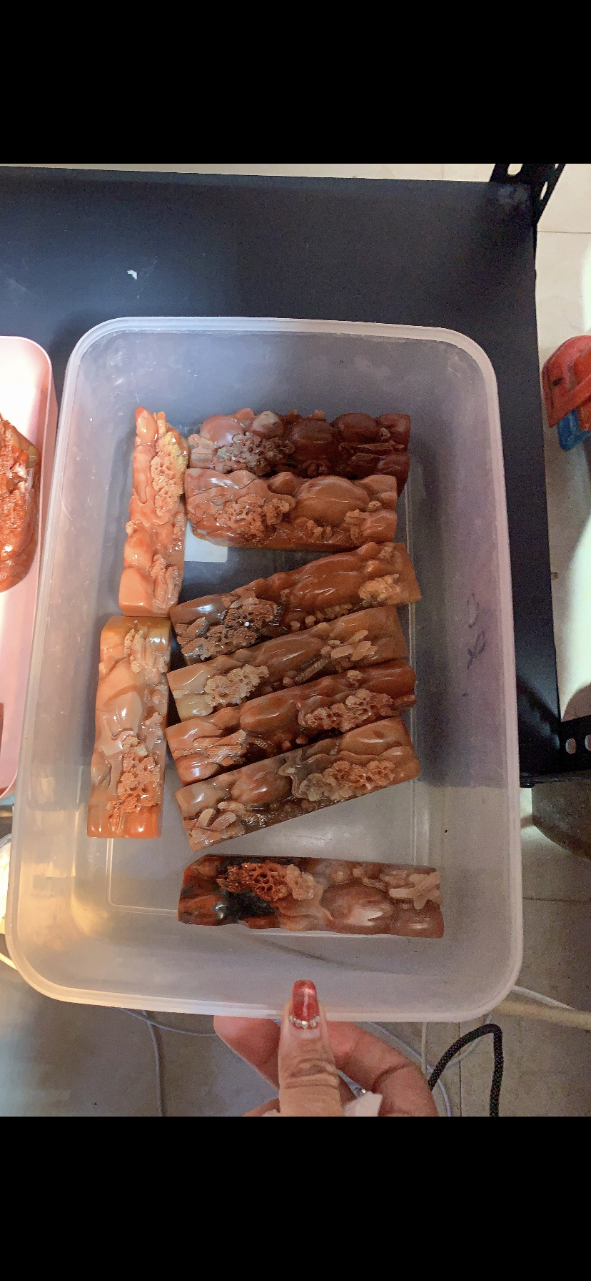 寿山石精品笔架打包5个1000