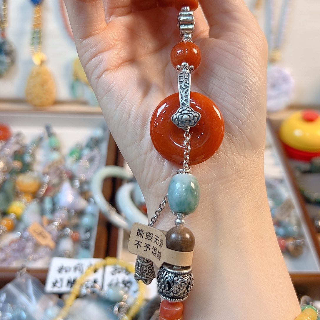 翡翠手链未镶嵌M***c手串制作