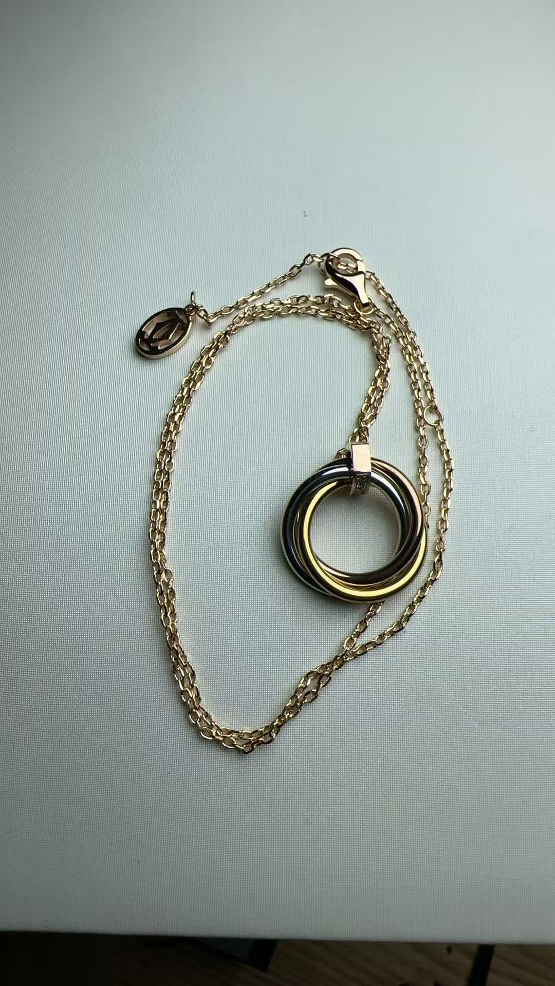 吊坠 ［爱语饰界］时尚轻奢三彩吊坠A222