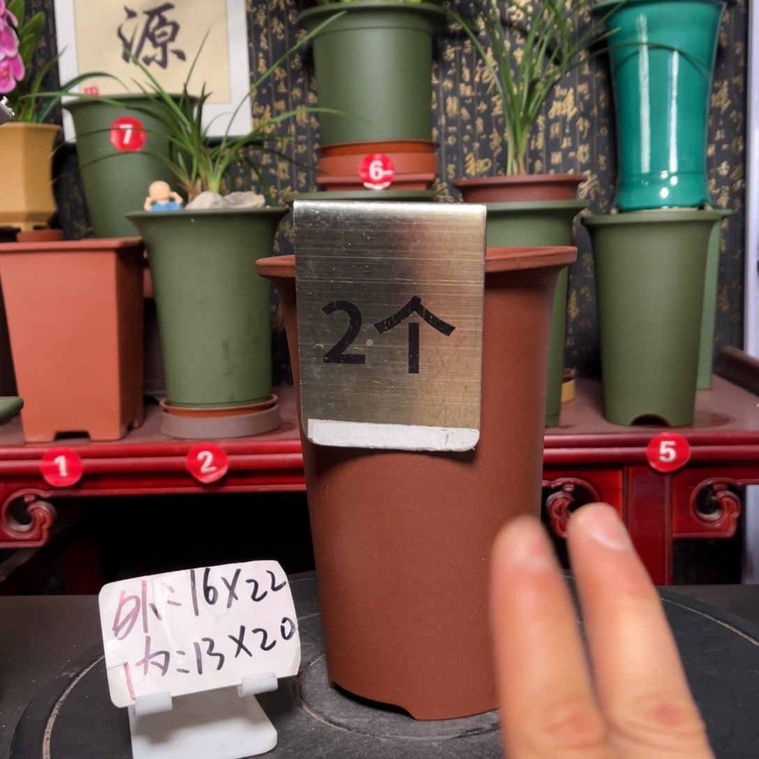 紫砂花盆紫砂花盆