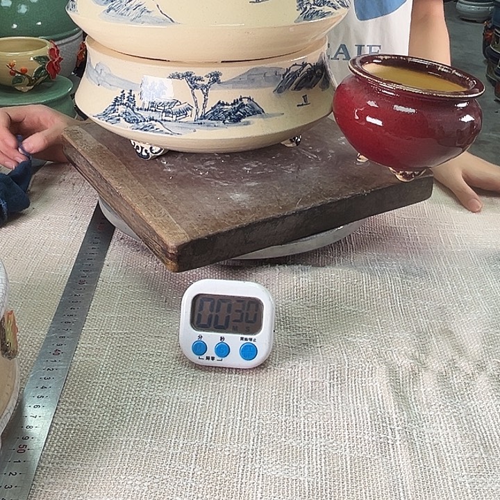 人***海泳坤堂石湾花盆陶瓷