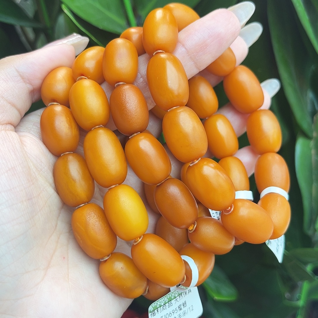 未镶嵌琥珀手链12m多样性发其一