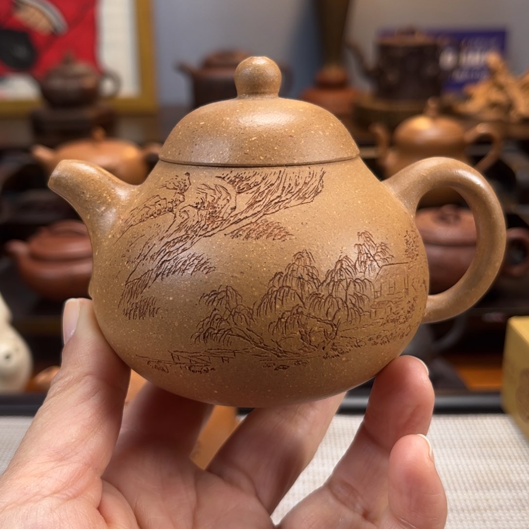 紫砂茶具半手工制作