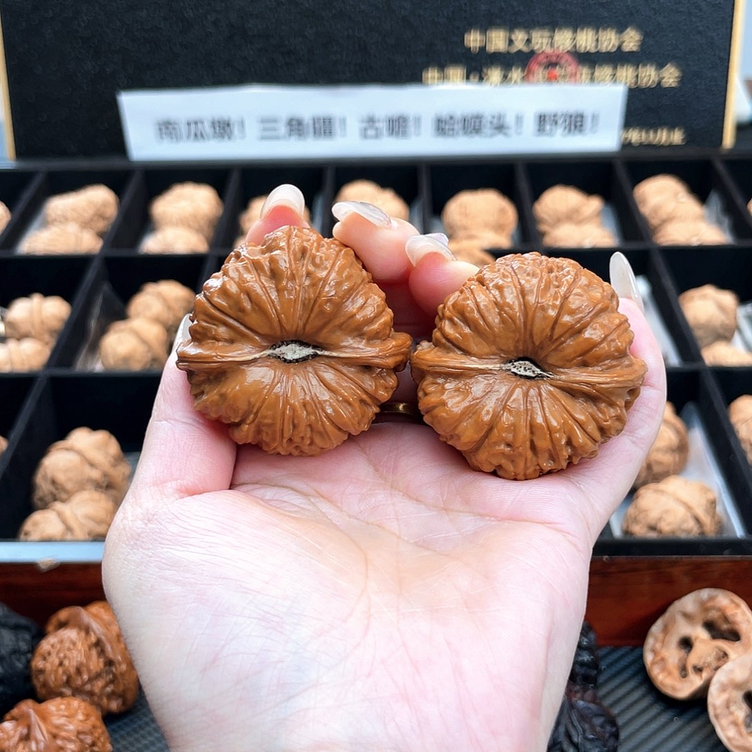 把件文玩核桃阿*45南瓜全品大正肩深凹底C位