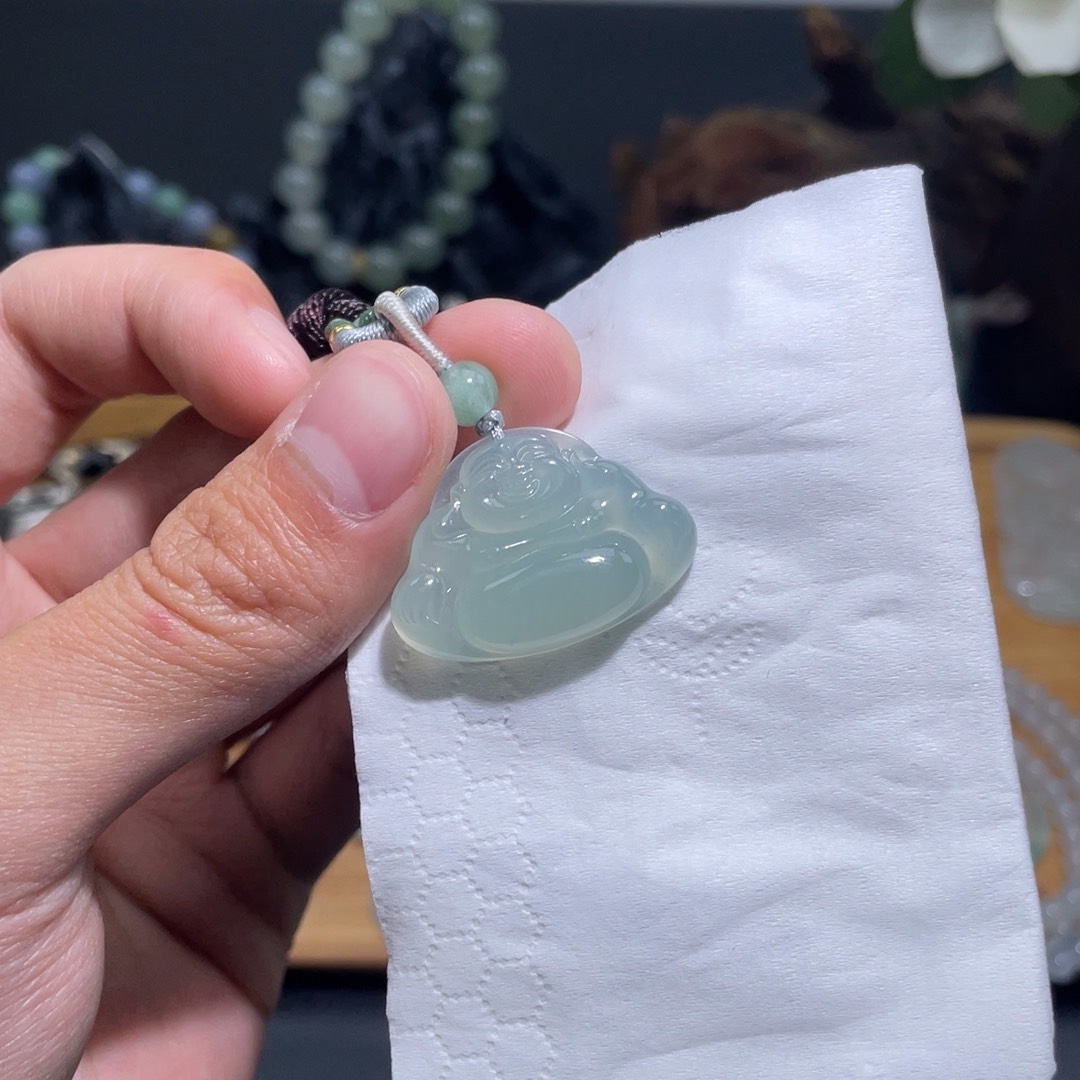 定制翡翠未镶嵌吊坠