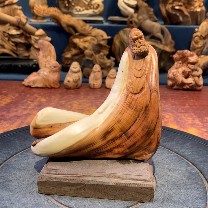 柏木（崖柏）根雕摆件