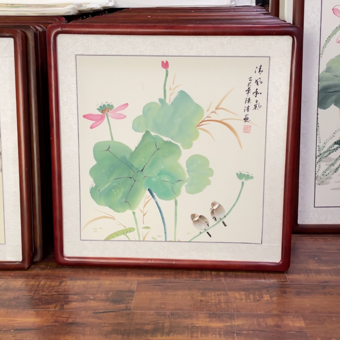 国画带框尺寸63*63厘米