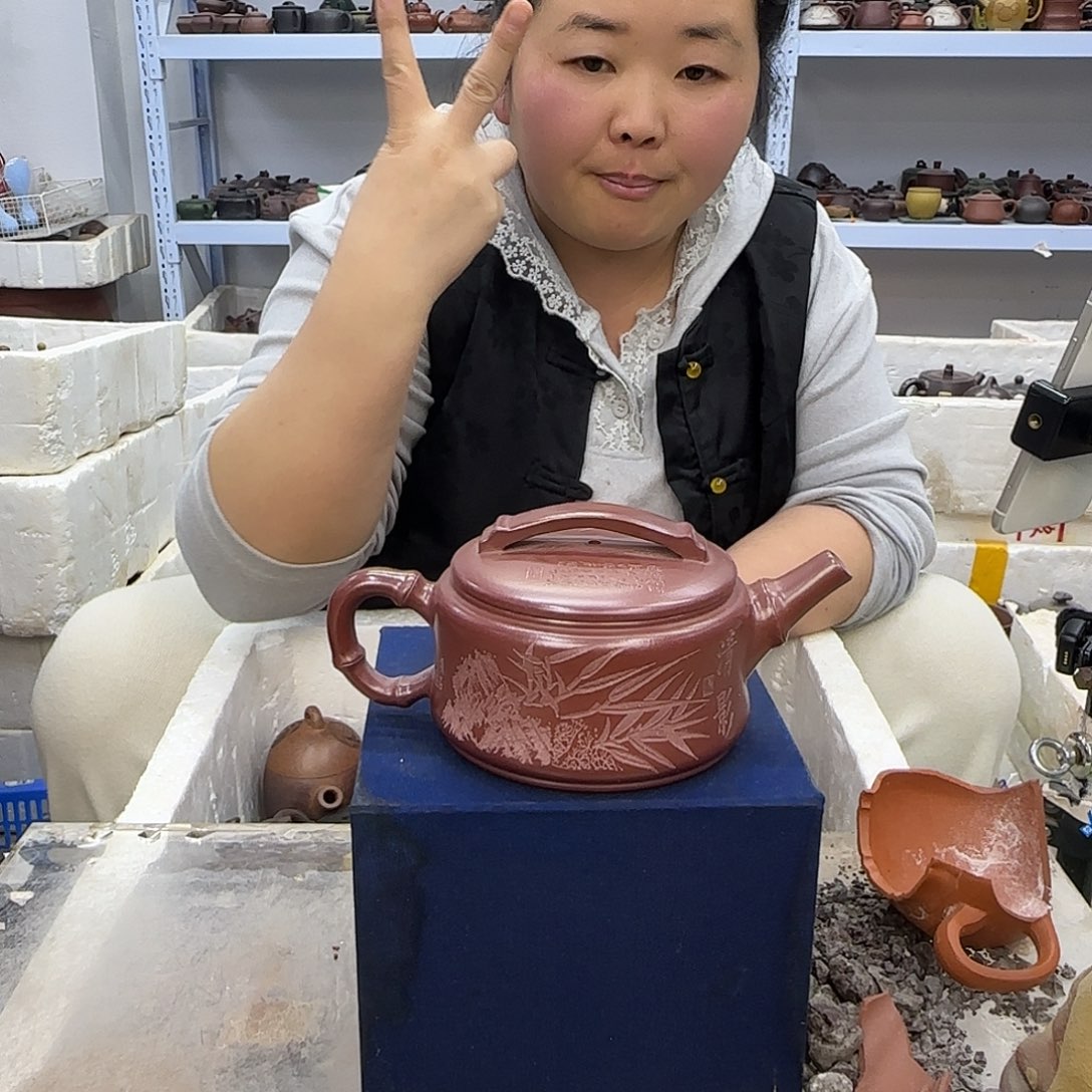 紫砂茶壶宜兴紫砂壶瑕疵处理