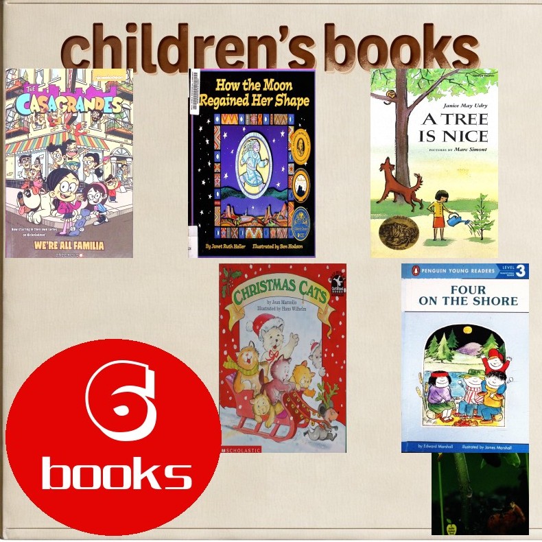 英文原版绘本6本93251224032