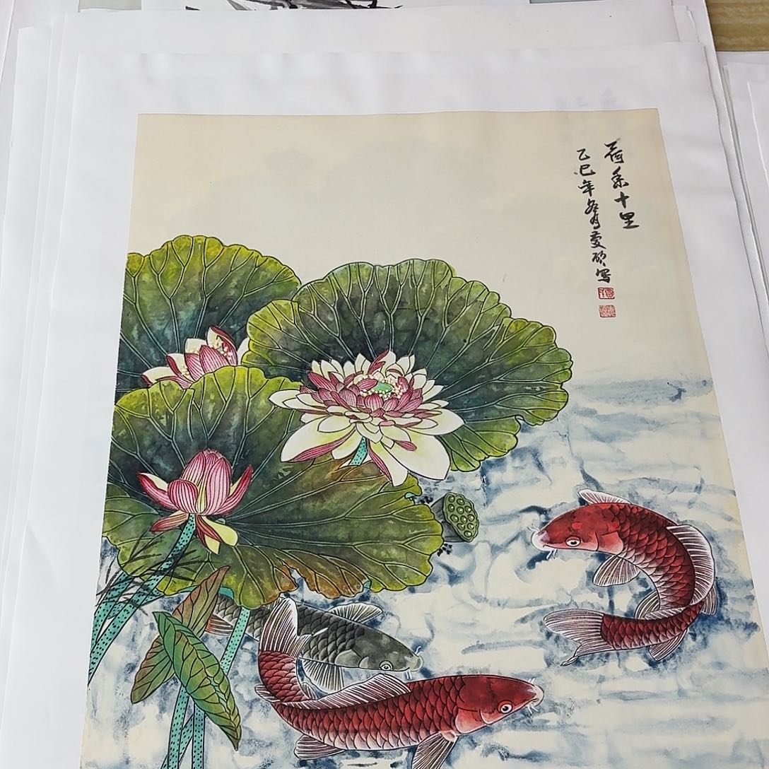 木***验国画三尺整纸哈哈哈哈