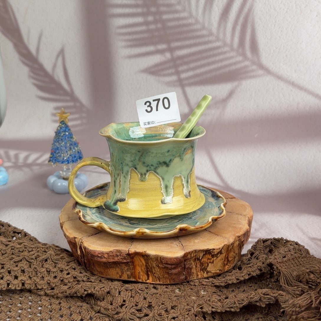 景德镇陶瓷三件套手作杯
