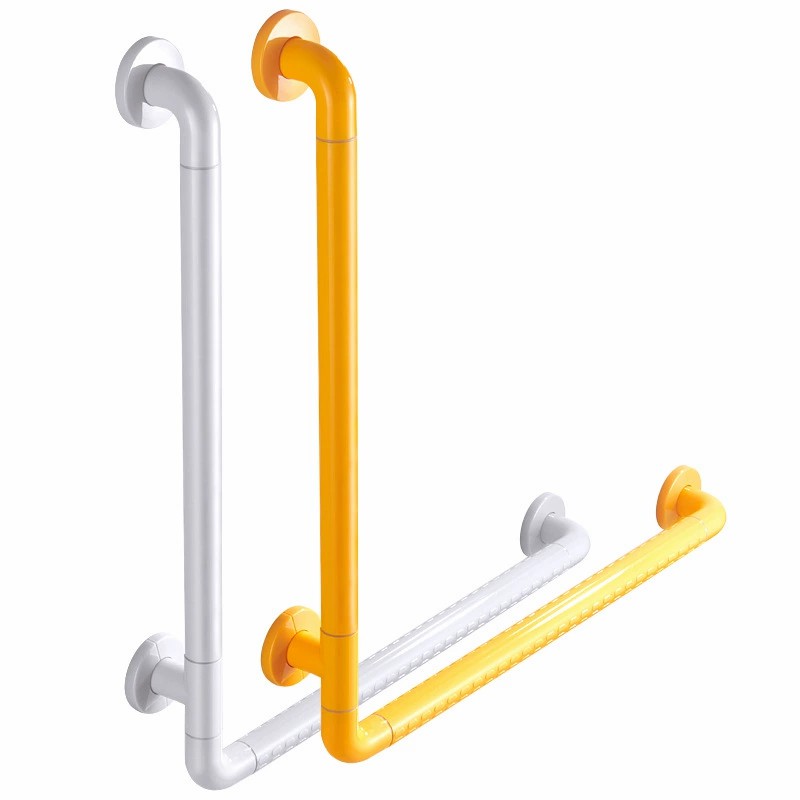 卫生间安全扶手L型老人防滑防摔倒浴室马桶无障碍助力设施不锈钢