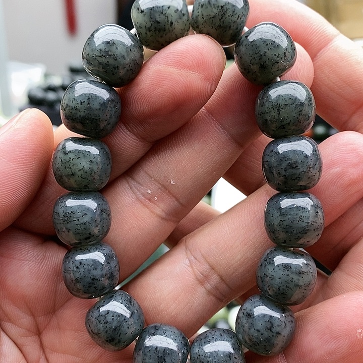 【闪购商品】未镶嵌手链和田玉14青花