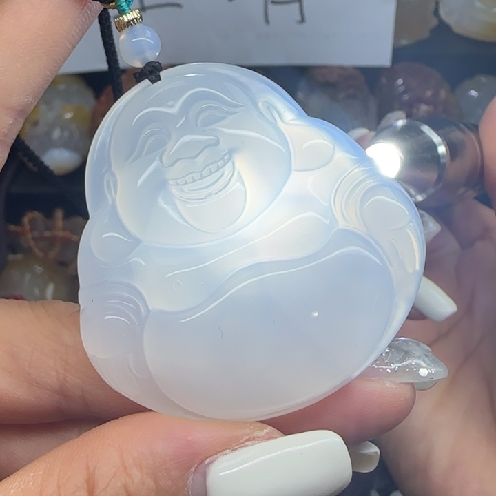 玛瑙/玉髓合金手把件