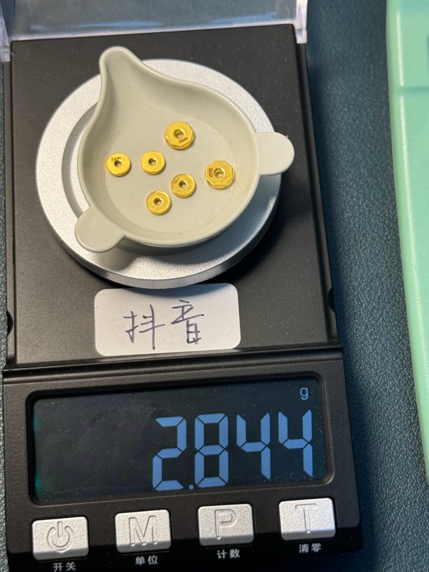 足金999 5mm直切6mm无相2.844g怡