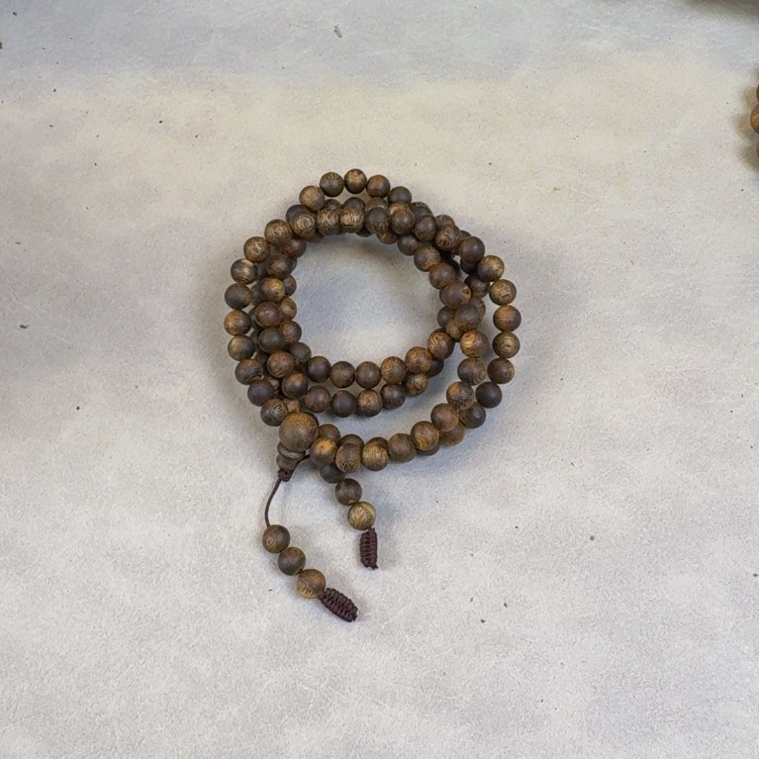 沉香沉香木制品胡*白棋07多圈20克下单拍10份