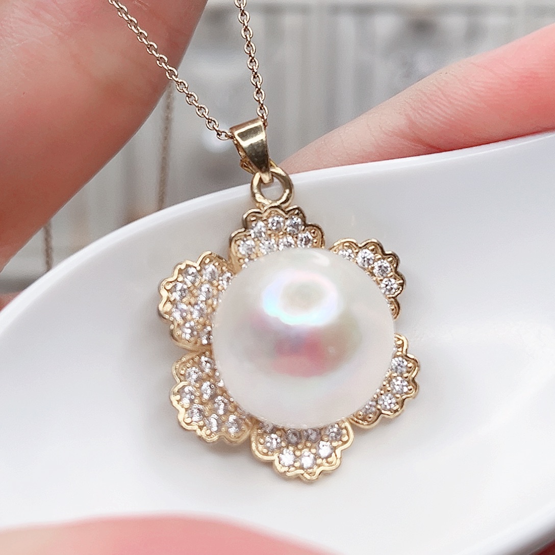 合金吊坠(赠链)淡水珍珠