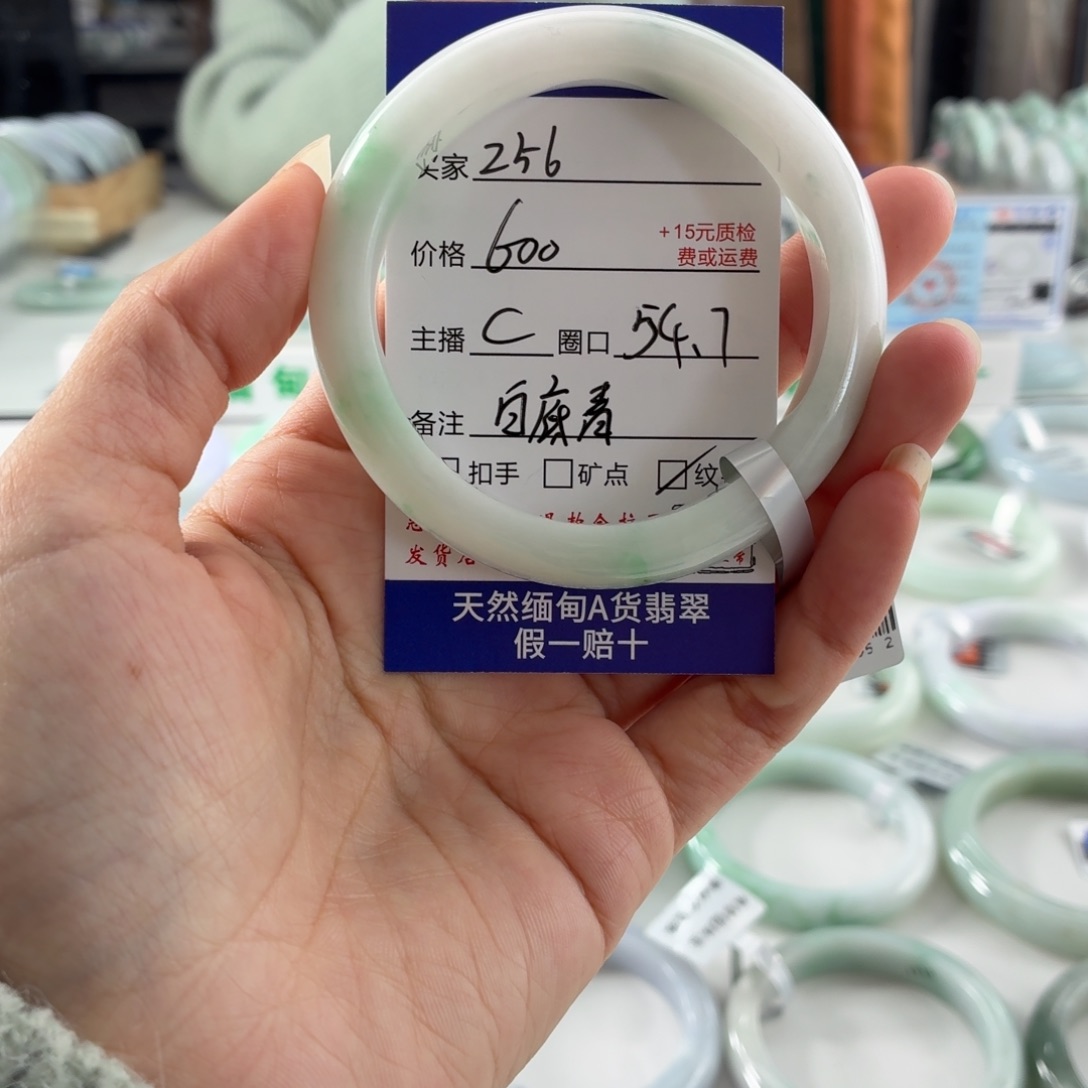 翡翠未镶嵌手镯54