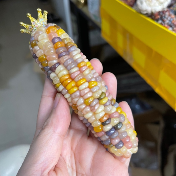 时尚简约文玩玉米 DIY精美纯手工手百搭配件 直播间 