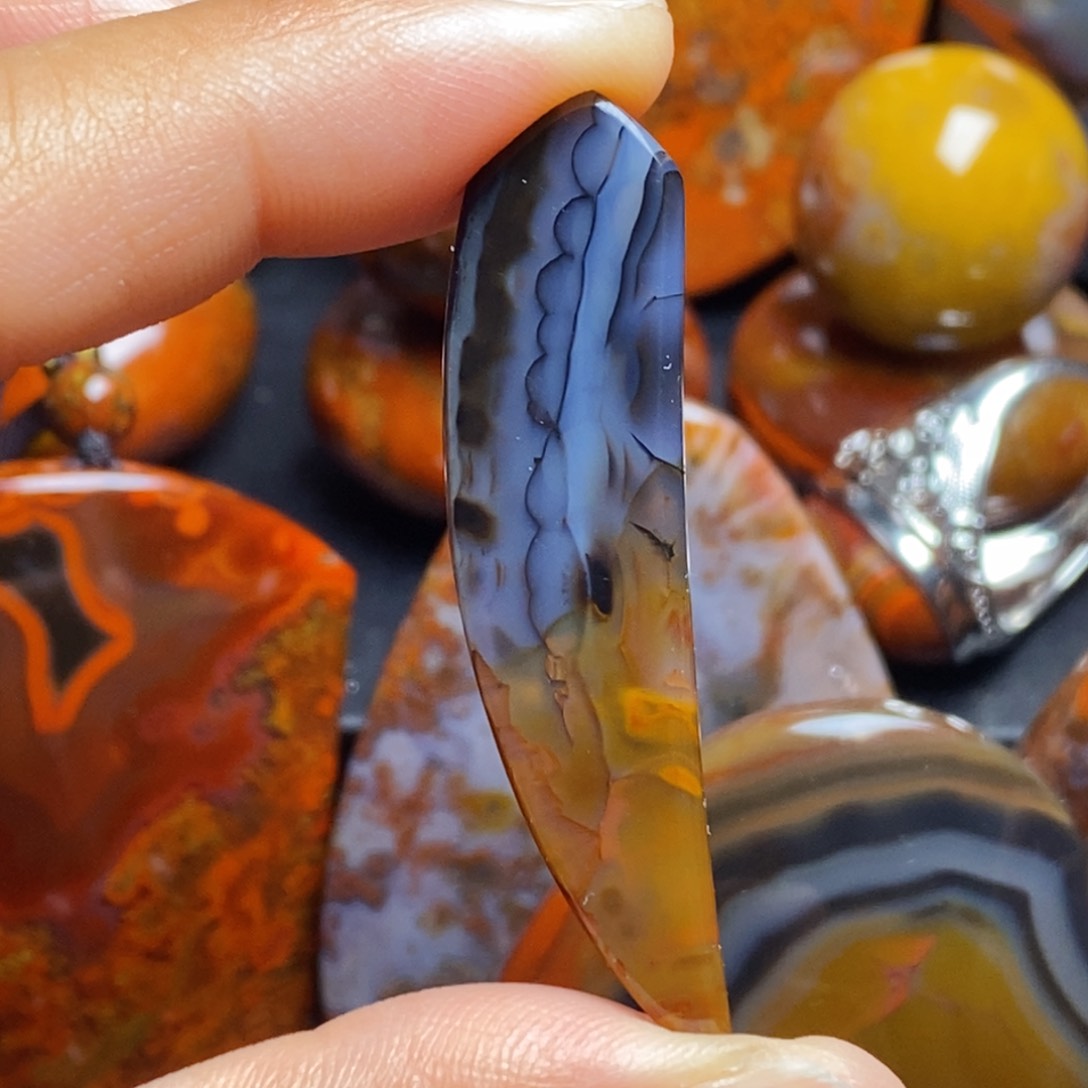 玛瑙/玉髓吊坠(不含链)未镶嵌