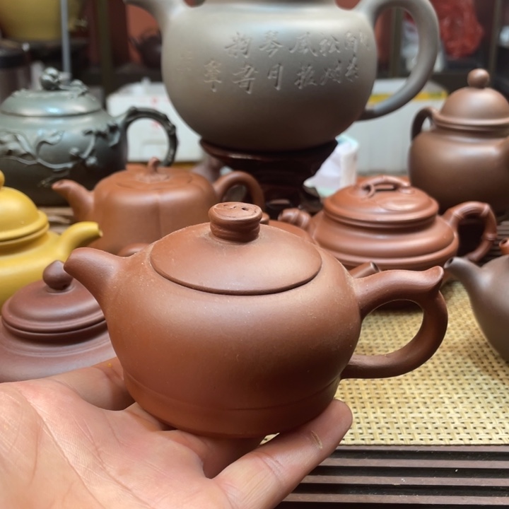 茶壶紫砂老壶微瑕处理