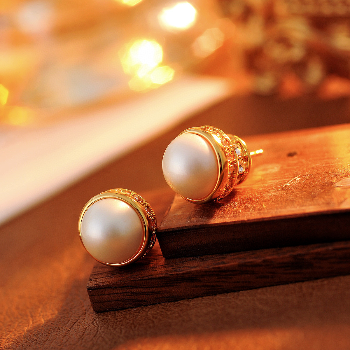 铜合金合成锆石耳饰 h042---法☆【时尚女士】春K 爱丽丝 耳钉