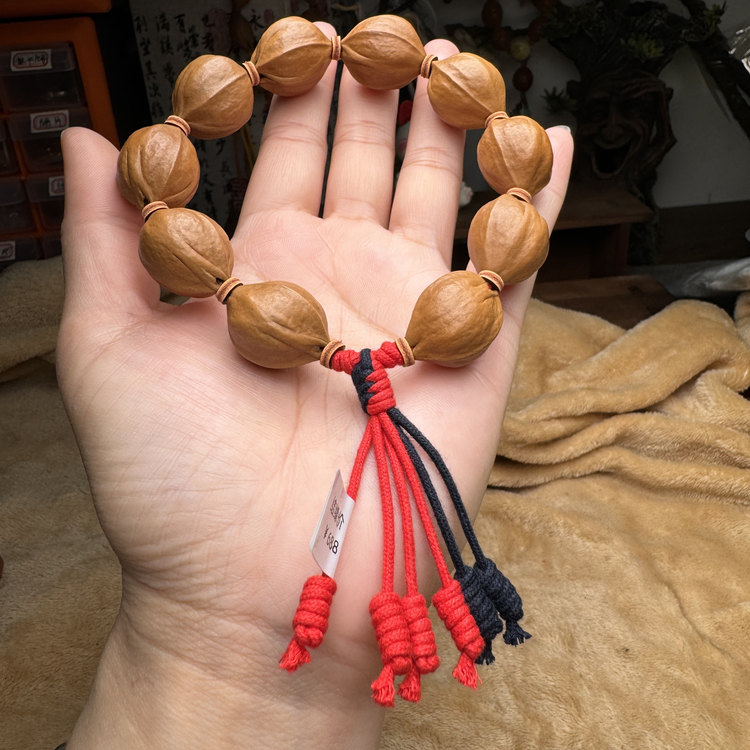 【核居居】1.9*25短圆 老树籽 正宗梅林铁核橄榄核手串素核哑光